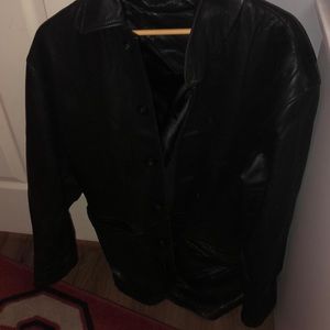 Roundtree yorke leather jacket